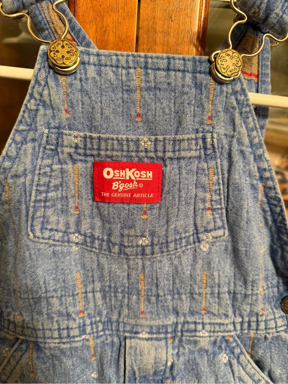 Vintage OshKosh B’gosh Vestbak Shortalls Size 5 Made in USA Denim Overalls